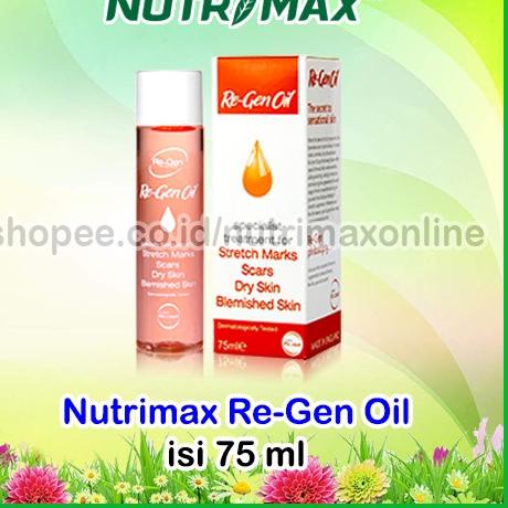QZK Nutrimax Re-Gen / Regen Oil 75ml Obat Penghilang Bekas Luka Stretch Mark Marks Stretchmark Selul