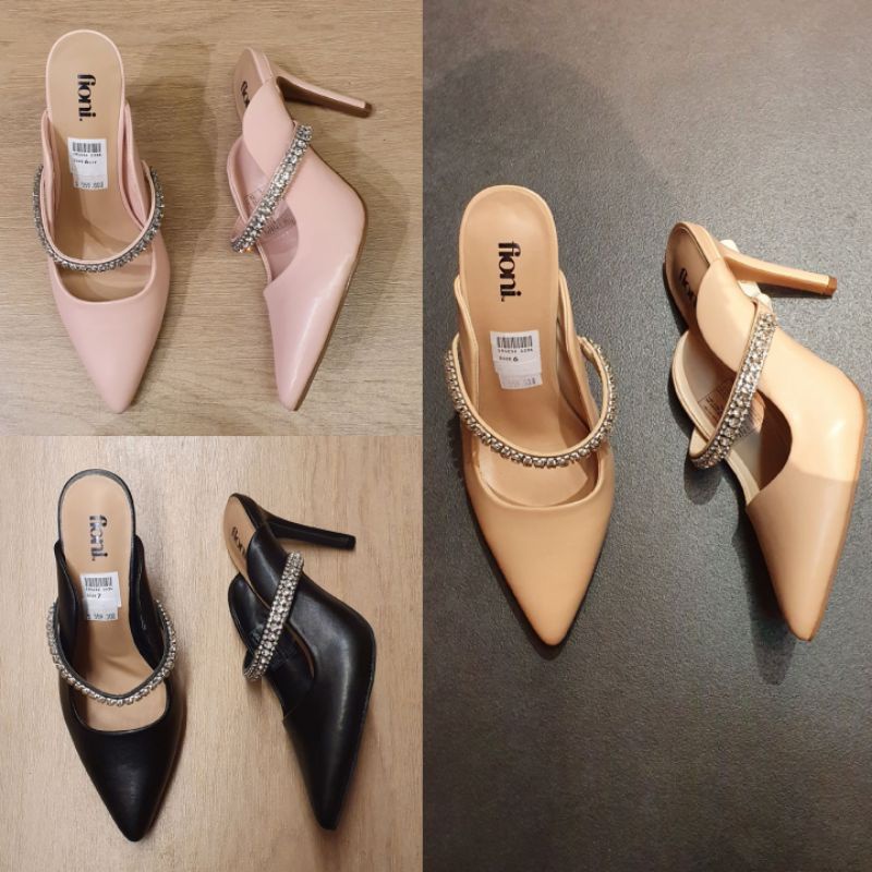 Jastip Termurah Payless by Goddes Sepatu Hak Diamond High Heels Pesta Fioni Swarovski