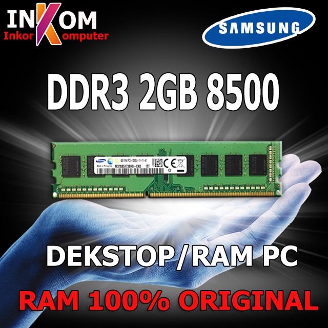 RAM PC DDR3 2GB PC-8500 Samsung