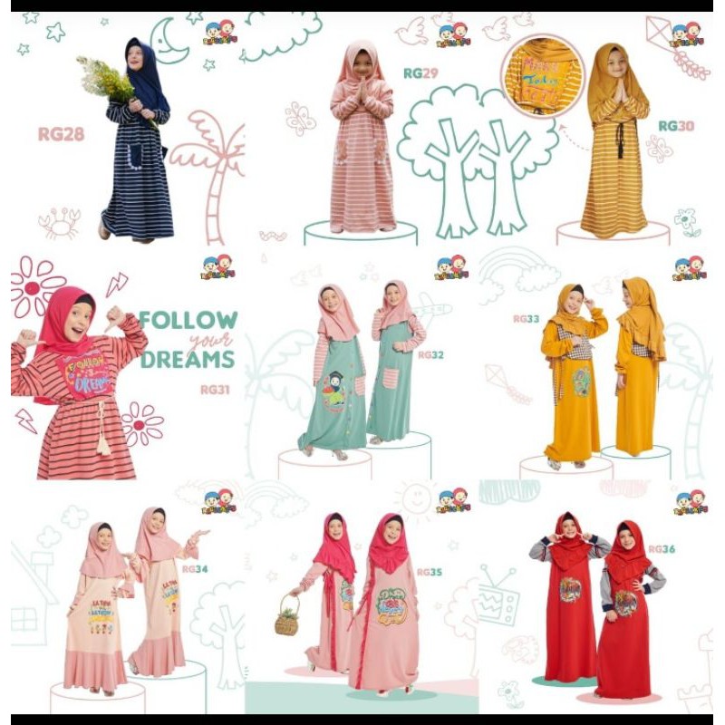 GAMIS ANAK RAGGA KIDS