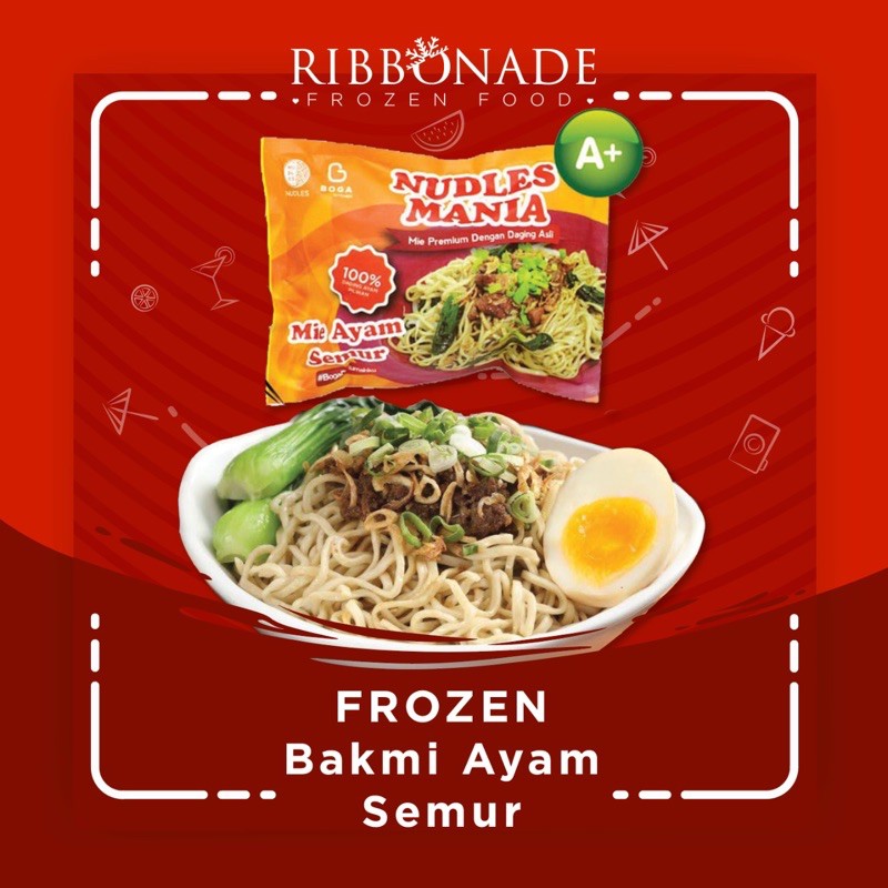 

frozen bakmi ayam semur