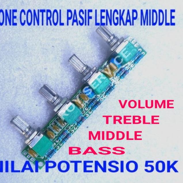 tone control pasif lengkap middle baca deskripsi