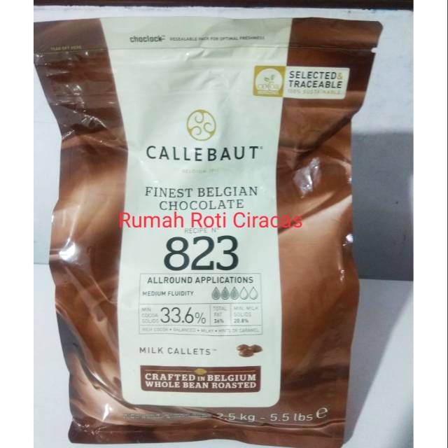 

CALLEBAUT MILK COUVERTURE CHOCOLATE 33,6% SUSU 823