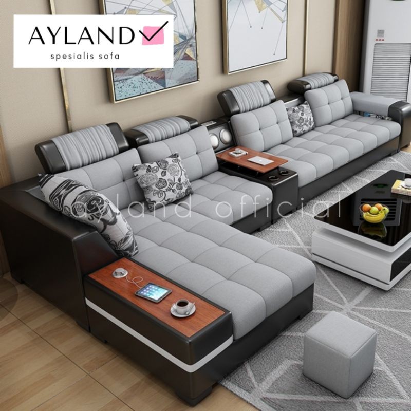 Sofa Leter L Sofa Minimalis Ruang Tamu Modern Mewah