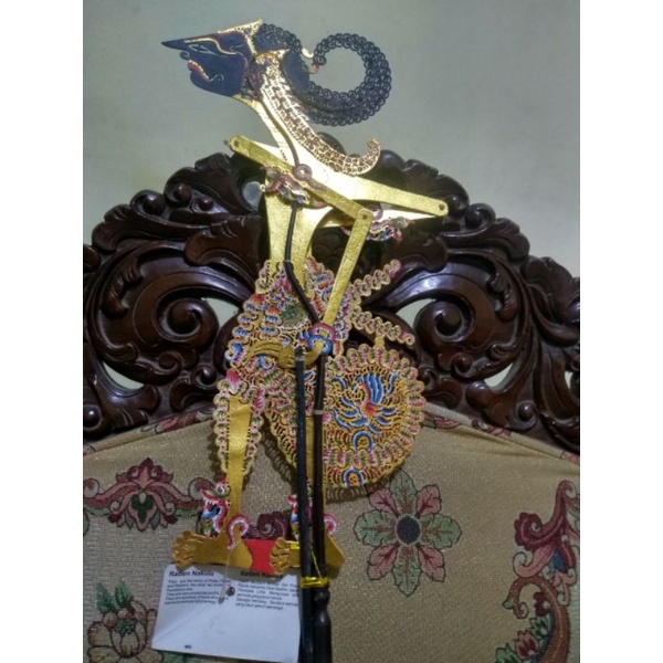 Jual Wayang Kulit Kerbau Asli Nakula Nakulo Alusan Ukuran Standar Dalang Shopee Indonesia