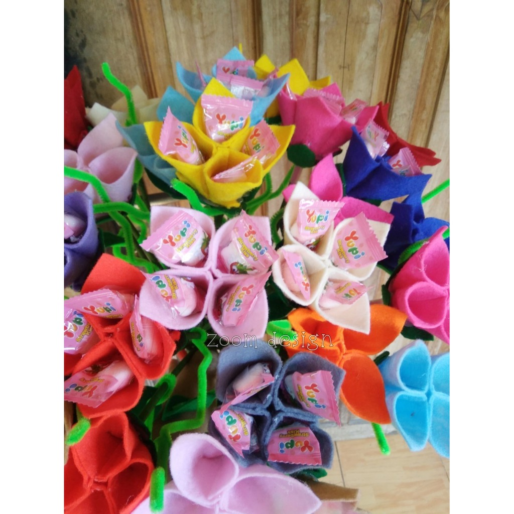

Flower refill candy/bunga permen