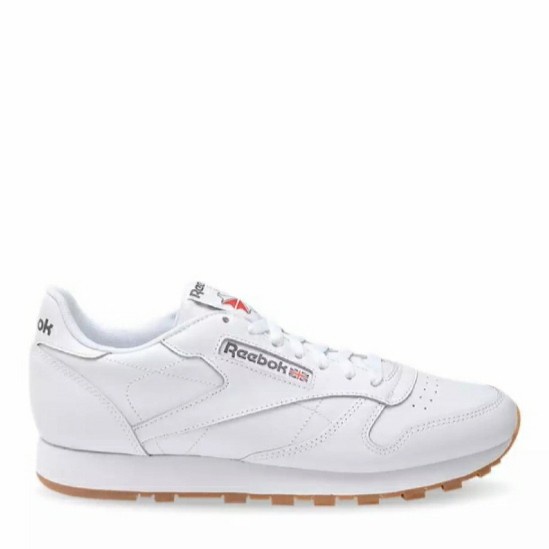 Sepatu Wanita Sneaker Reebok Classic White Gum Import - Putih, 37