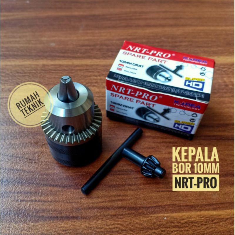 NRT PRO DRILL CHUK 10MM/KEPALA BOR 10MM NRT-PRO