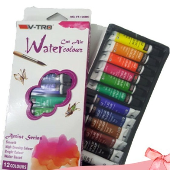 

Star V-Tro Water Color 12 Colours / Cat Air V-Tro Kualitas Terbaik 12 Warna Berkualitas