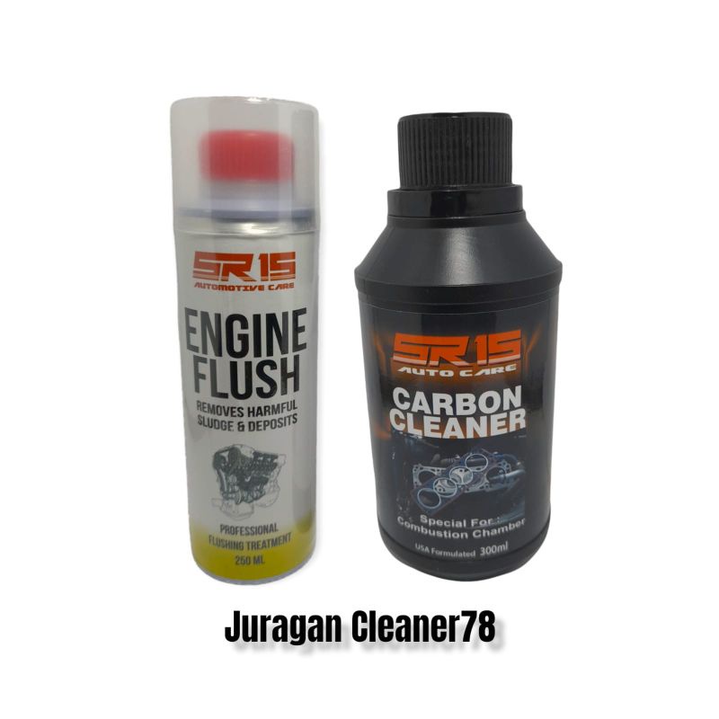 bundle Engine Flush SR15+Carbon Cleaner SR15