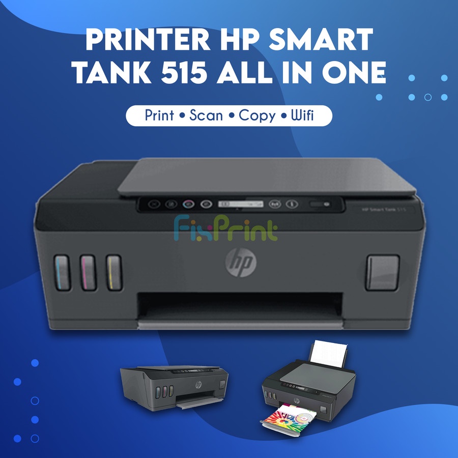Printer HP Smart Tank 515 Print Scan Copy WiFi InkTank HP-515 Wireless Tinta GT53 GT52