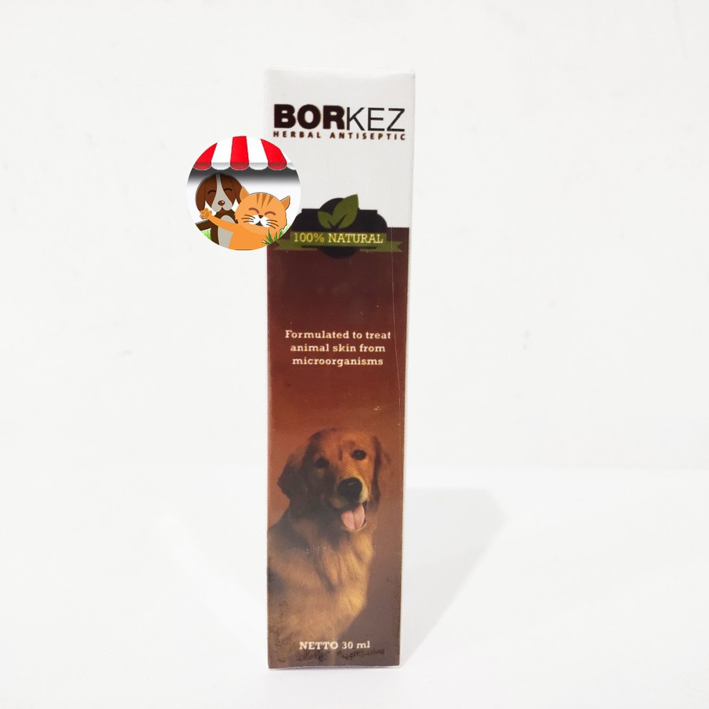 Borkez Spray Antiseptic Anjing - Obat Penyakit Kulit Anjing 30ml