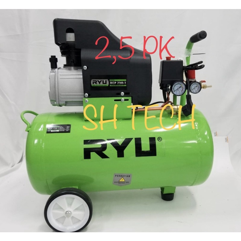 COMPRESSOR RYU RCP 250 - 1 RCP250-1 KOMPRESOR 2,5 PK 50 LITER