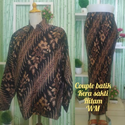 Wm>couple Batik Kera Sakti/couple Keluarga/couple Lemgan Panjang