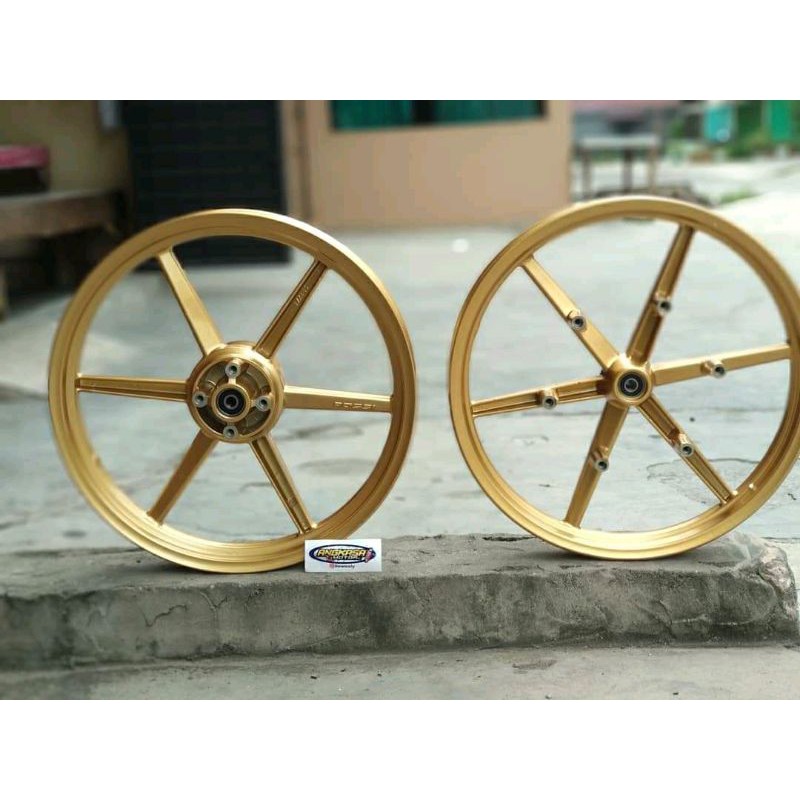 velg racing vrossi sprint derik palang 6 Honda sonic ukuran 1.60x1.85-17