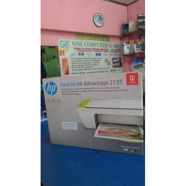 Printer hp deskjet  ink advantage 2135