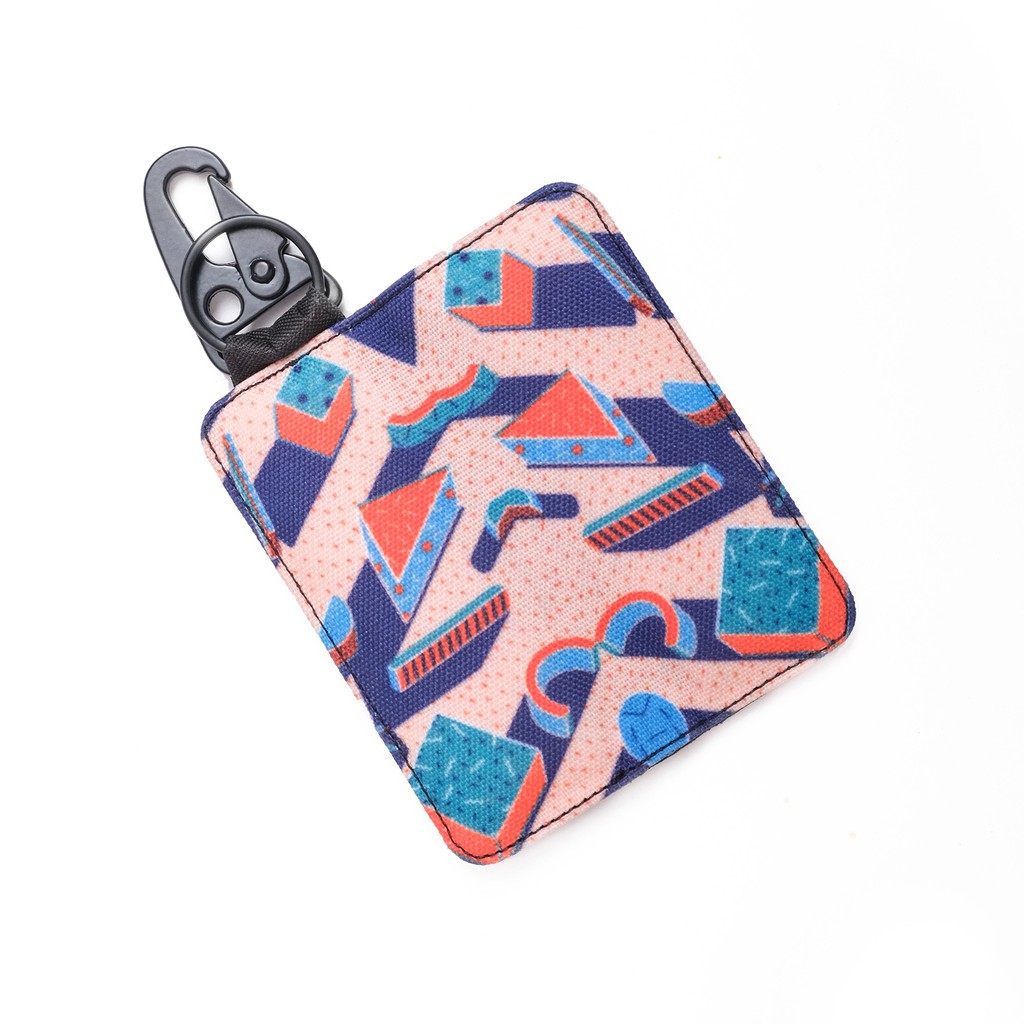 Gantungan Kunci Mobil Motor Carabiner Dompet STNK Slim Motif Ethnic - BDSS41