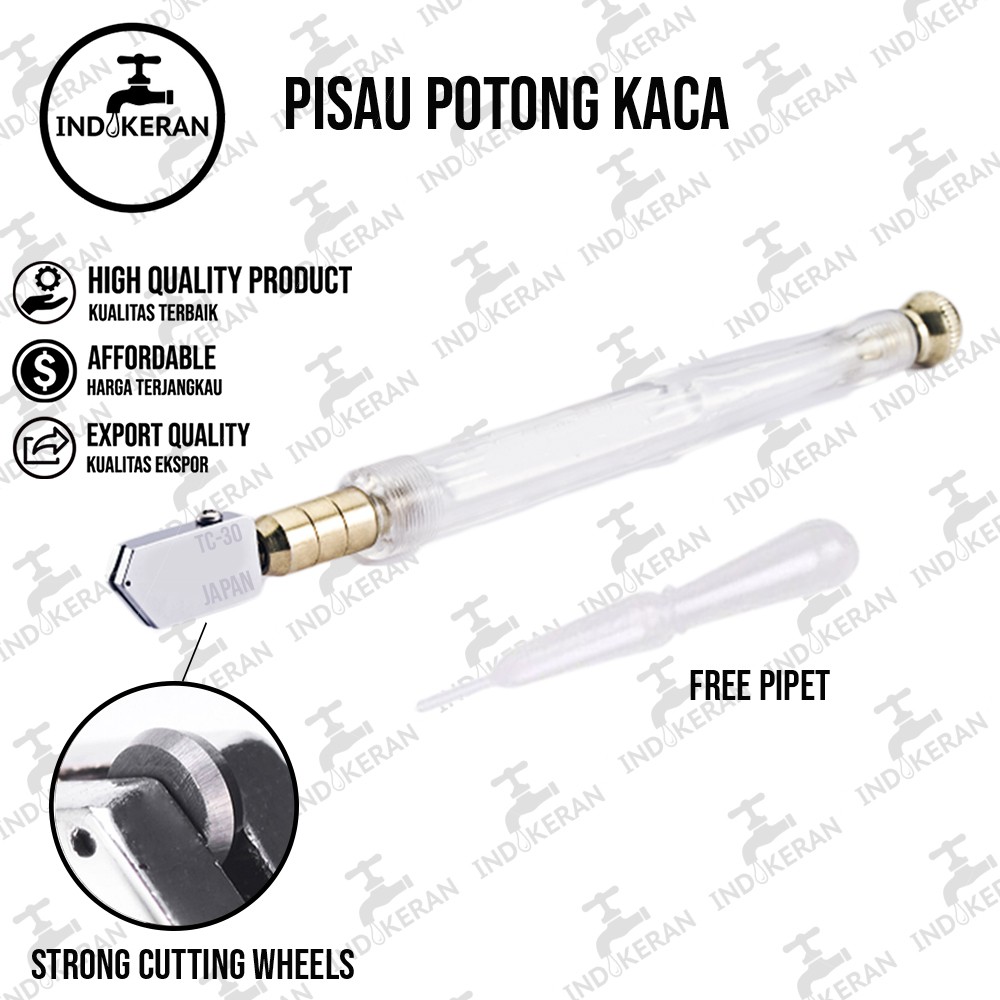 INDOKERAN - Pisau Potong Kaca Kualitas Jepang - High Quality