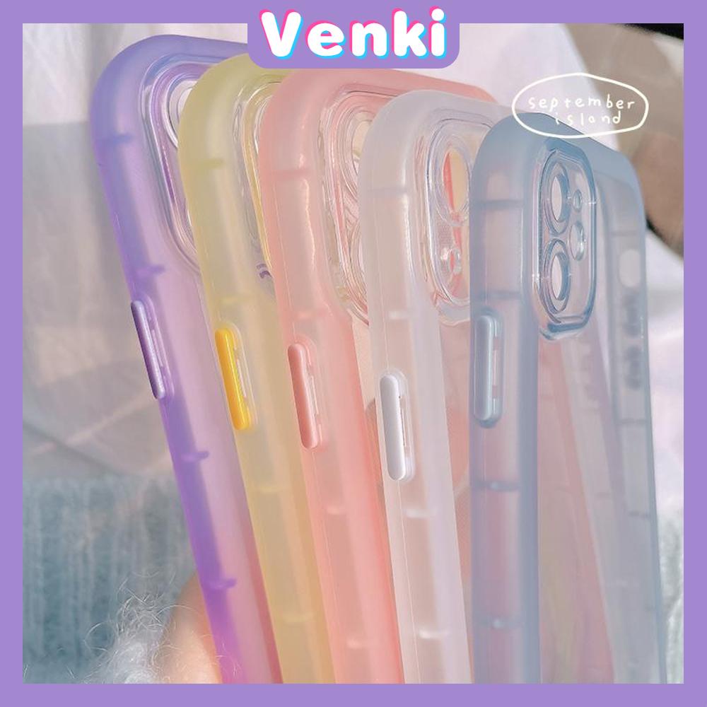 iPhone Case Silicone Soft Case TPU Clear Case Fluorescent Color Airbag Shockproof Protection Camera Purple Pink Blue For iPhone 13 Pro Max iPhone 12 Pro Max iPhone 11 iPhone 7 Plus