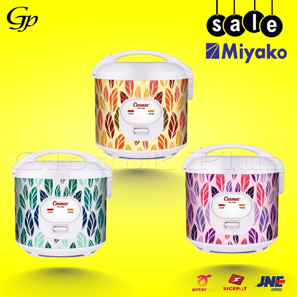 Cosmos CRJ-323S Rice Cooker 1.8 Liter l 323 s Magic Com jar CRJ323S 1,8 liter