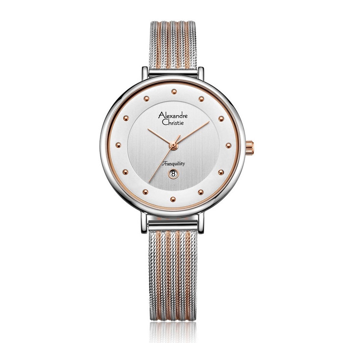 Jam Tangan Wanita Alexandre Christie 2485 Original ori
