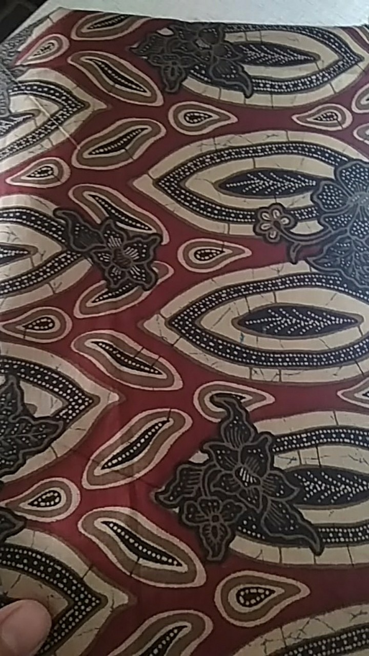 Batik Sogan Halus Pekalongan Mix Brokat Renda Ori