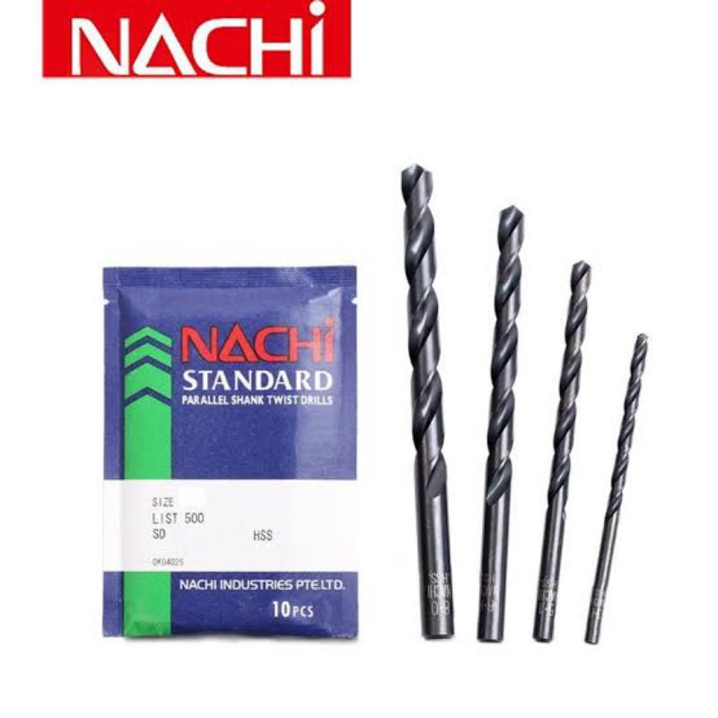 mata bor nachi 2mm-4mm mata bor baja hss ORIGINAL  mata bor stainless