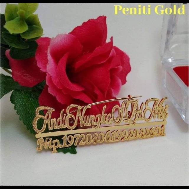 BROS NAMA NIP/BROS NIP UKIR NAMA /BROS BISA PESAN NAMA