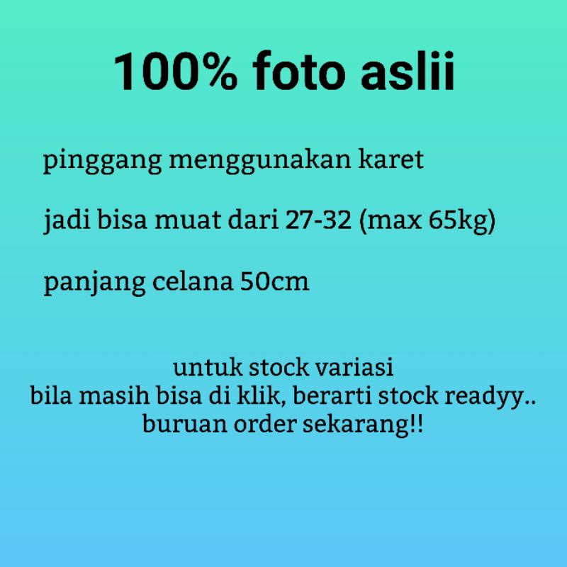 celana pendek pria | chino pants twill