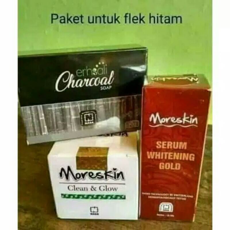 PAKET FLEK HITAM - PAKET MORESKIN FLEK HITAM ORI
