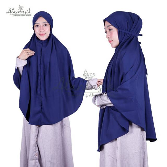 Alantasik - Jilbab Rumana  XL / Jilbab Soft Pet Syari Jumbo/ Jilbab Tali XL GR.9