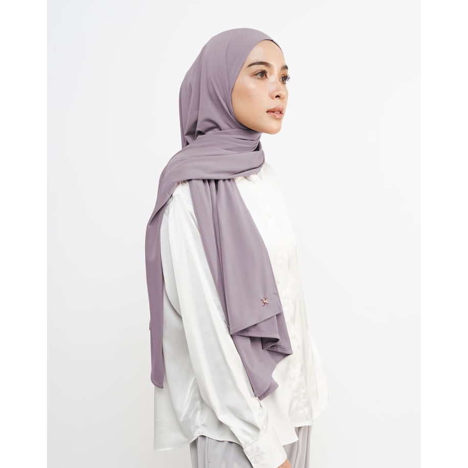 Hameeda - Jemma Instant Pashmina | Jersey-Ashy Lilac