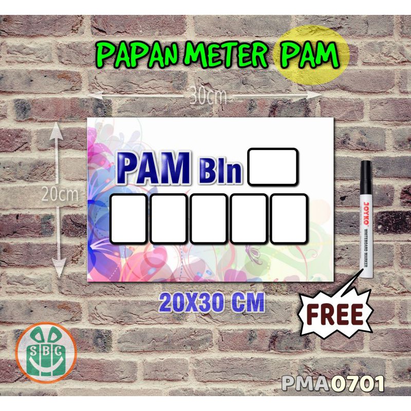 

Stokastik Papan Meter Listrik PLN PAM motif Unik - Pastel 01