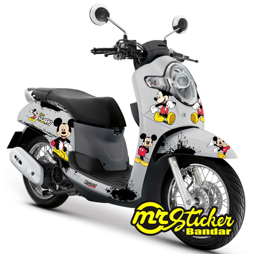 Decal scoopy full body Full Blok Decal Scopy Dekal New Fi 2017 2018 2019 2020 Mickey Mouse