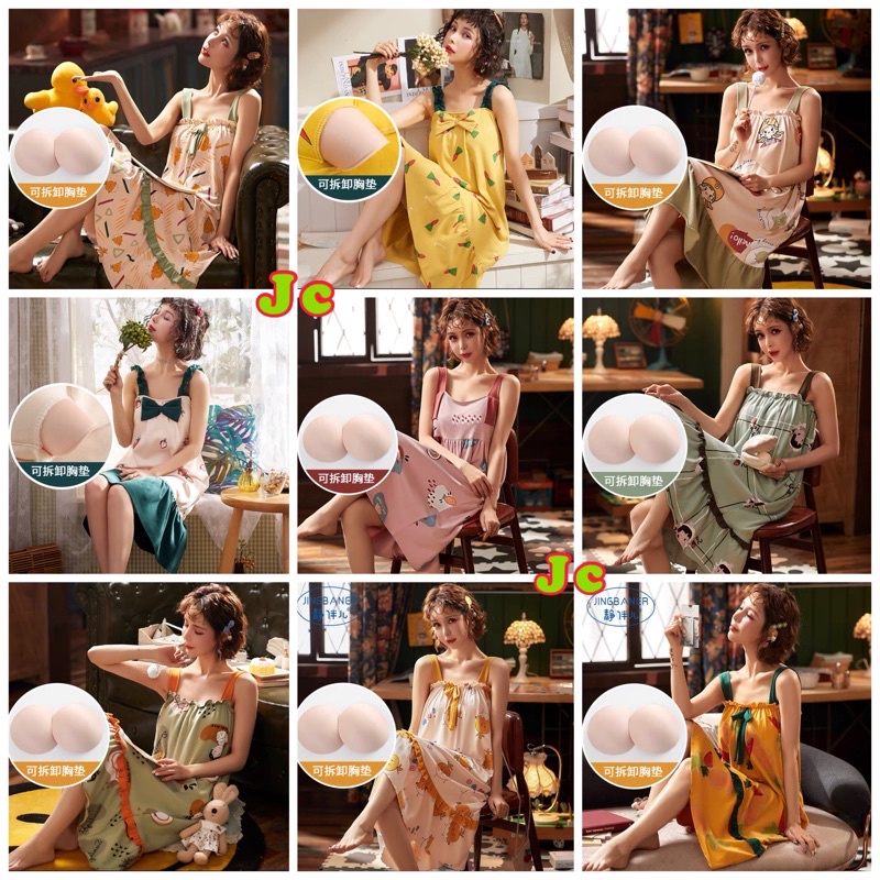 JC- Daster Lengan Buntung Import / Daster wanita terbaru / Daster Korean Style Murah