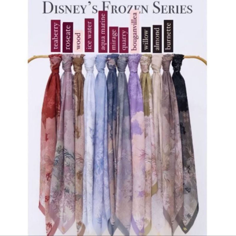 Ready Buttonscarves BS X DISNEY FROZEN SERIES The Nautica Series Bundling Nada Scarf Voal  Terbaru R