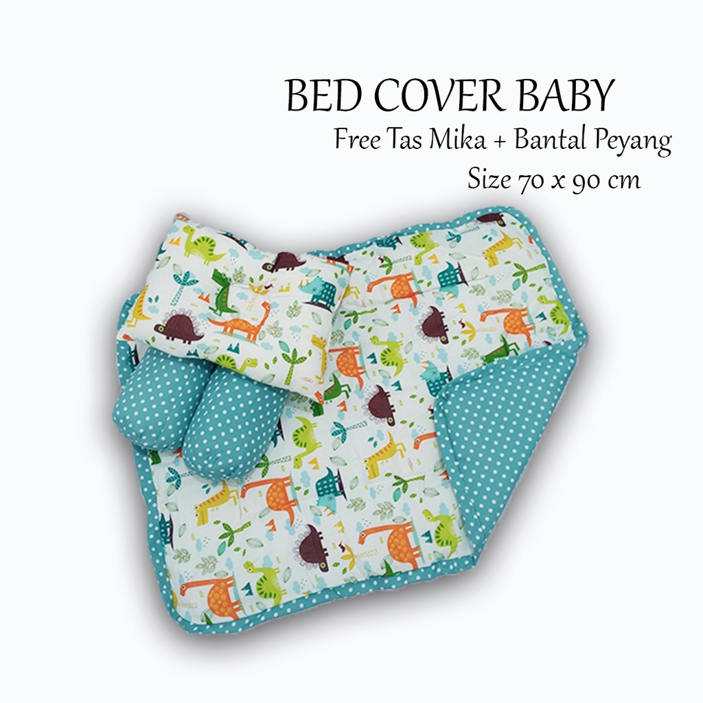 FREE TAS MIKA BED COVER SET BAYI Kado Lahiran Bed Cover Baby Premium