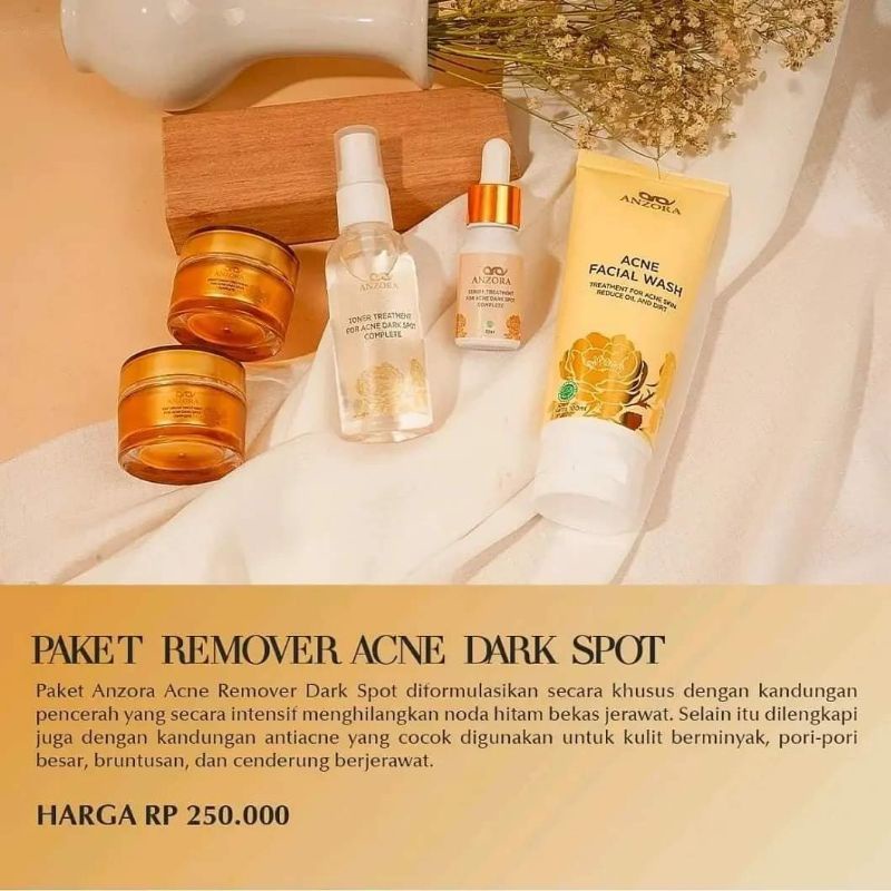 anzora ADS /anzora remover acne dark spot GRATISS SANDAL/Anzora ADS skincare