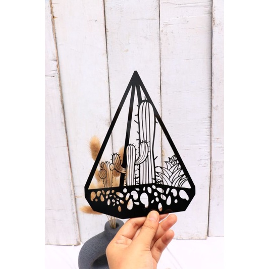 homedecor pajangan dinding kaktus cactus hiasan dinding