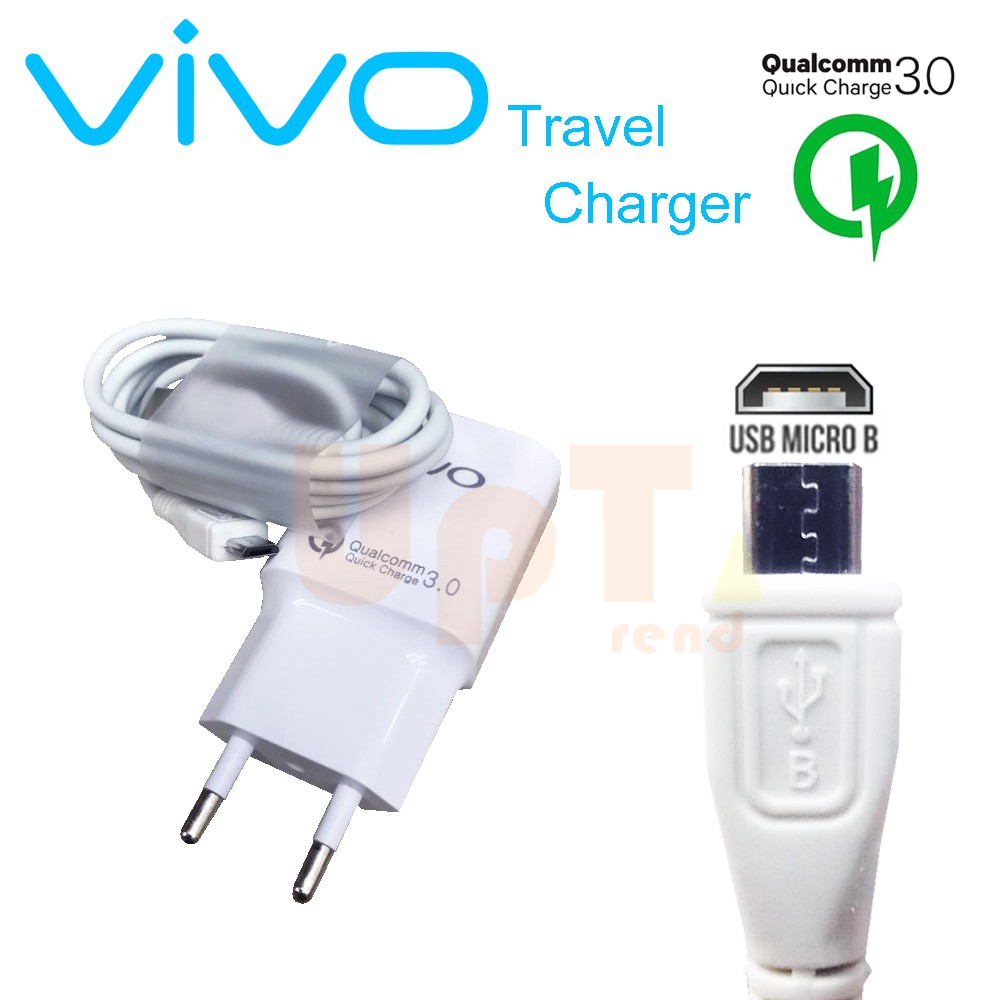 Travel Charger Universal Vivo Qualcomm Quick Charge Casan QC 3.0 Micro USB