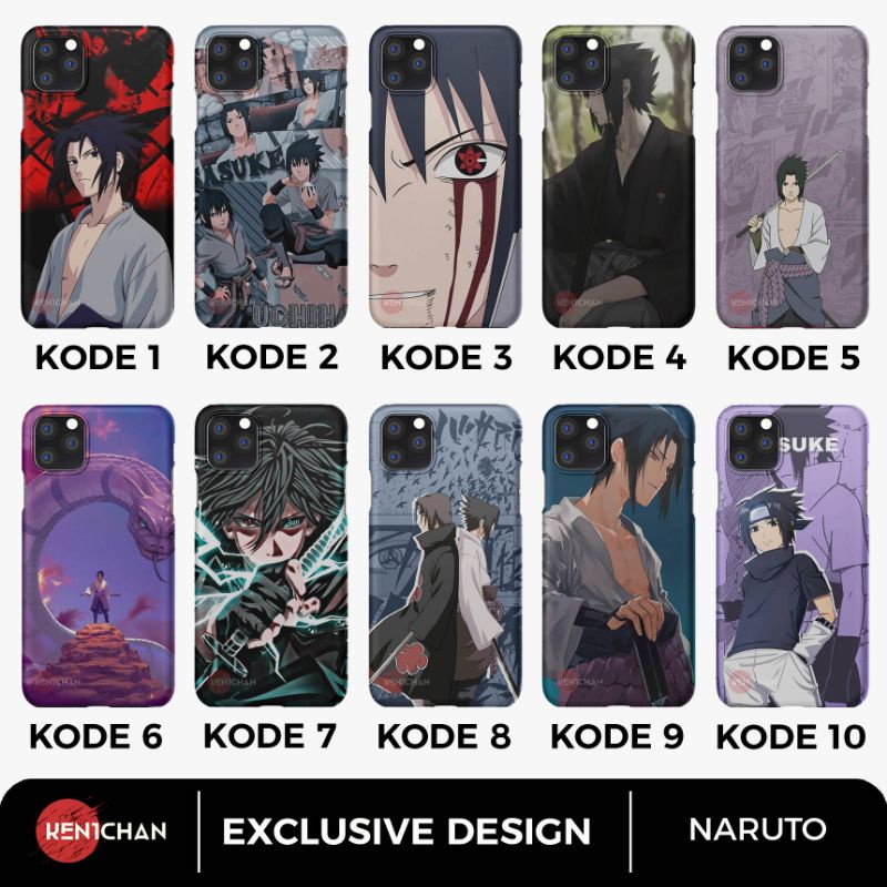 Case Custom SASUKE 2 Anime Naruto Boruto Kenichan
