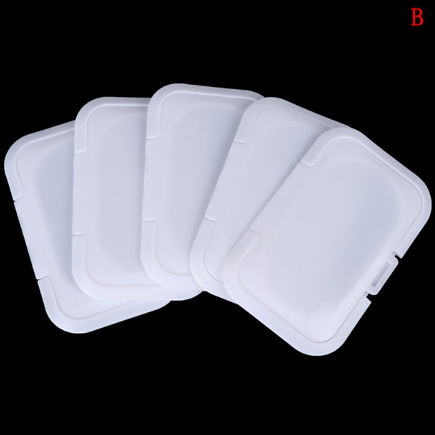 1 / 5 / 10Pcs Kotak Tissue Basah Reusable untuk Bayi / Reusable baby wet paper lid tissue box wet paper lid no adhesive