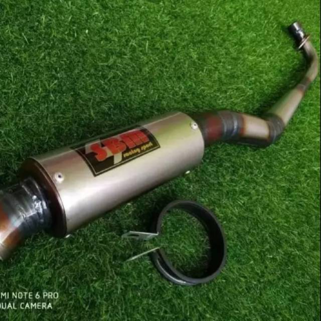 Knlpot racing universal/ netral untuk Supra x old-revo old-fit new-jupiter z-vega old