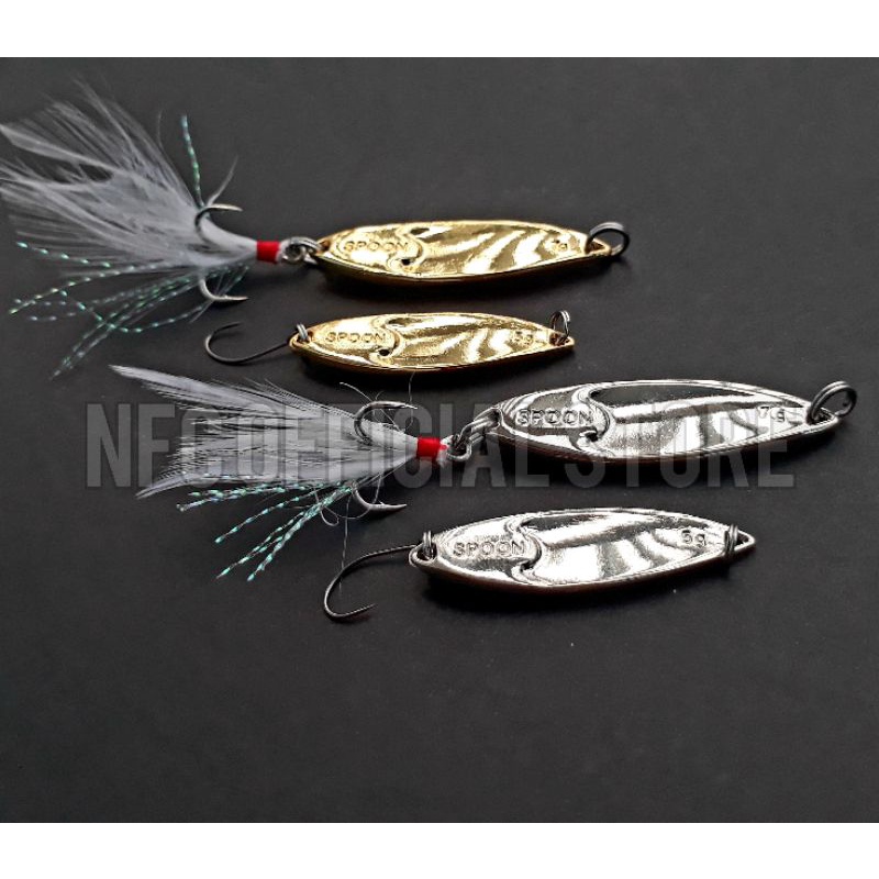 Lure Metal Spoon 5 gram &amp; 7 gram dengan warna SUPER KILLER Rekomendasi untuk Ultralight Casting