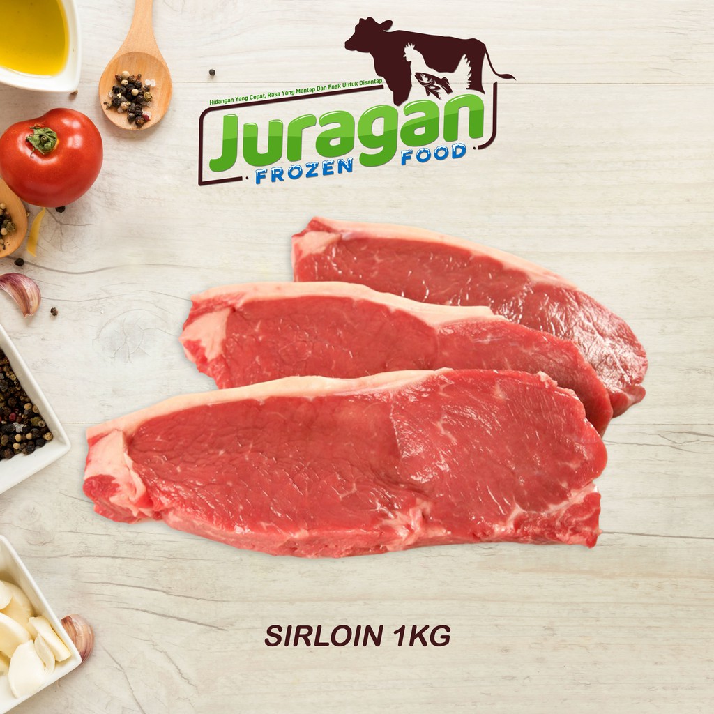 AUSTRALIA Beef Sirloin - Daging Sapi Steak Sirloin 1kg