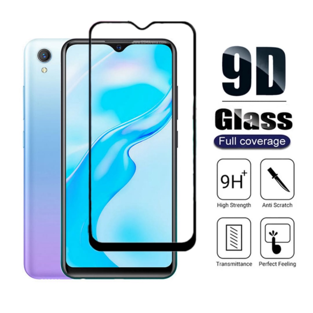 PROMO Tempered Glass VIVO Y1s Full Layar Screen Guard Protector Antigores Kaca Pelindung Layar Handphone