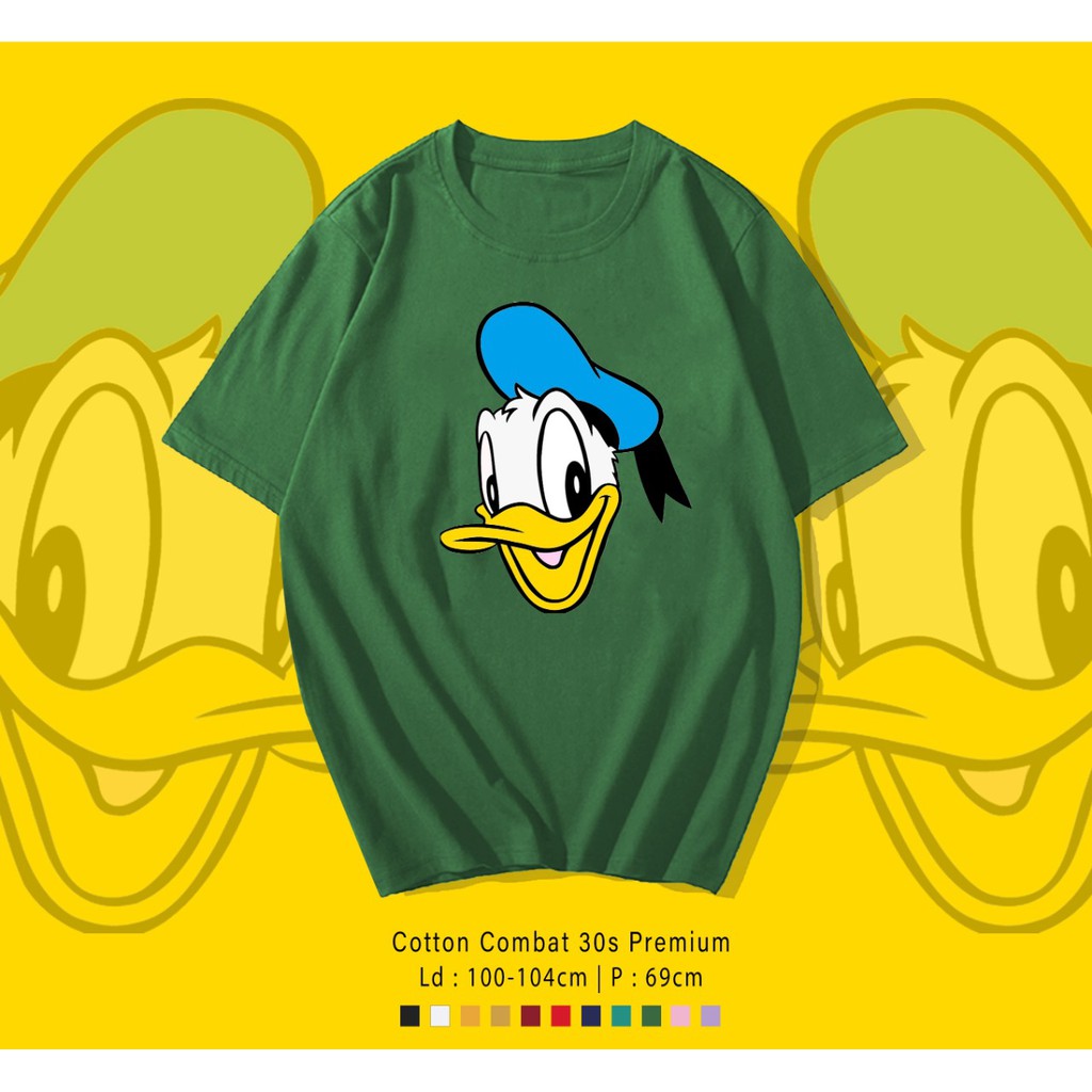 DONALD FACE / TERMURAH BAJU KAOS KATUN WANITA/ PRIA UNISEX LENGAN PENDEK / TUMBLR TEE