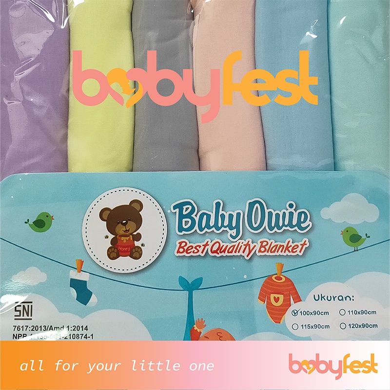 Babyfest Baby Owie Bedong Kaos Swadle