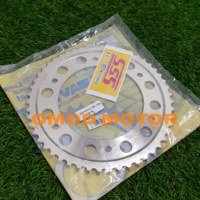 Gear Belakang SSS CRF 150 L 51 52 53 54 55 Gir CRF150