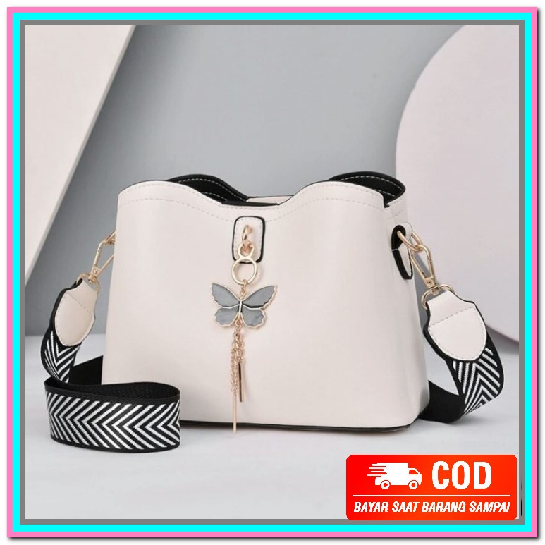 [Cod]#3353 Tas Slempang Wanita Model Terbaru Hits Di Korea 2021 S ZL411 Tas  Wanita Tas